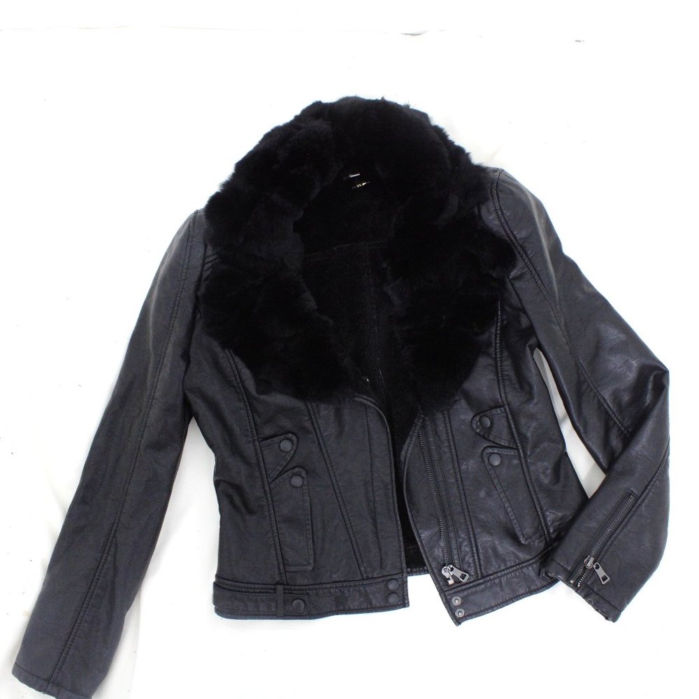 Faux Leather Jacket